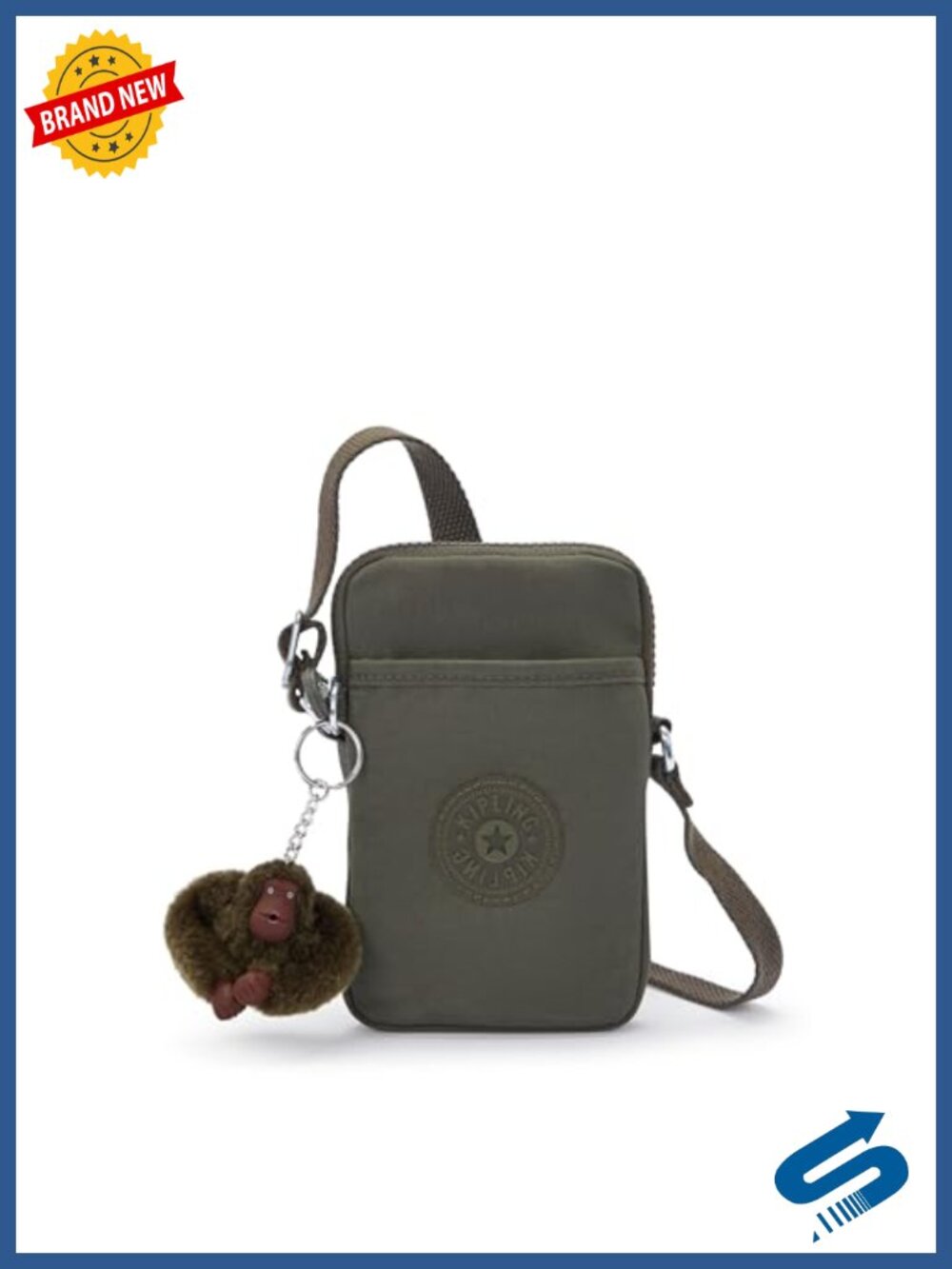 Lightweight Nylon Crossbody Mini Bag with Adjustable Strap